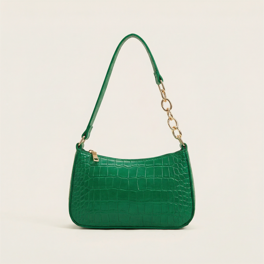 The Vancore Emerald Stone Bag — A Jewel of Structured Elegance