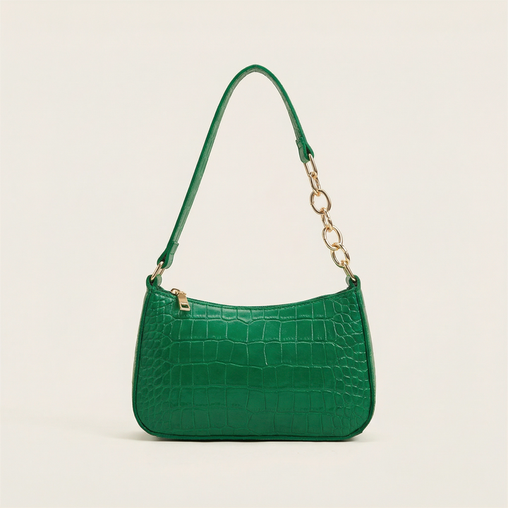 The Vancore Emerald Stone Bag — A Jewel of Structured Elegance