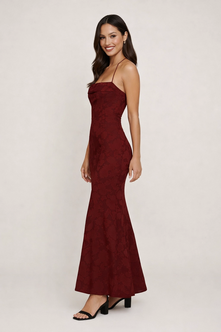 Το Vancore Crimson Textured Maxi