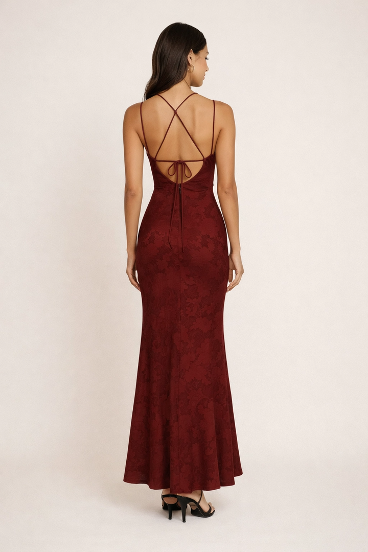Το Vancore Crimson Textured Maxi