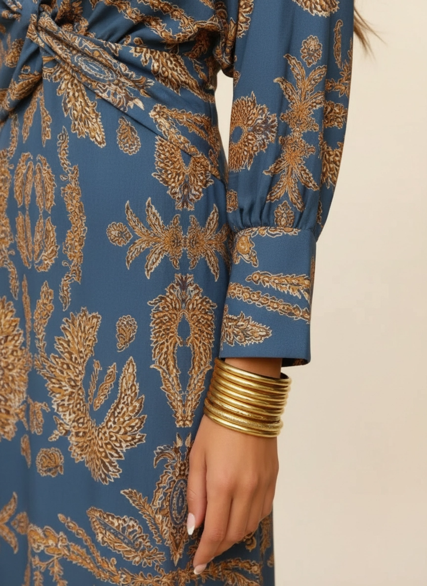 Το μίντι φόρεμα Vancore Azure Twist
