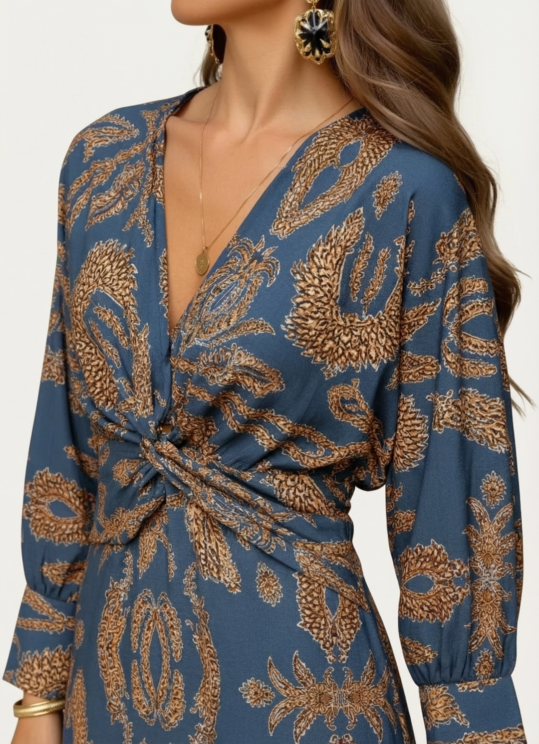 Το μίντι φόρεμα Vancore Azure Twist